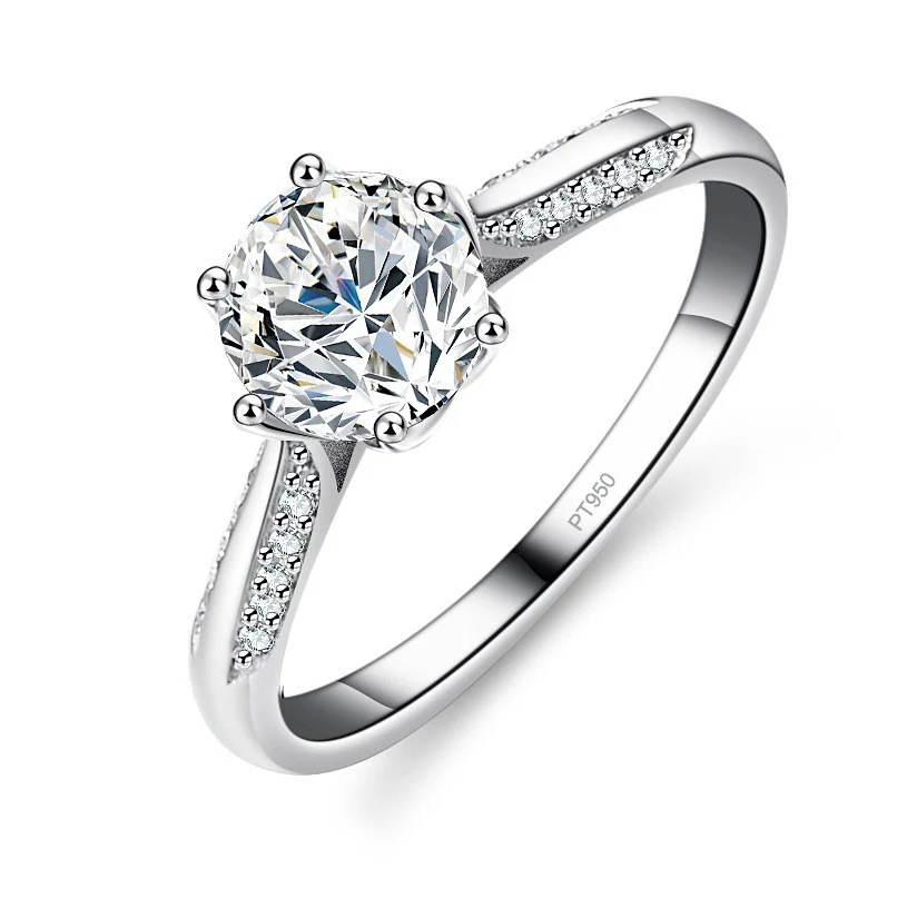 Moissanite Engagement Ring 1 Carat - Кольцо для помолвки Lumira с бриллиантом
