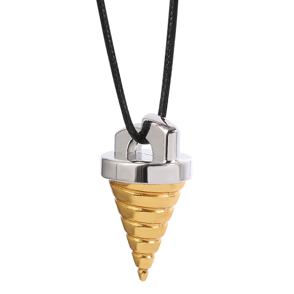 Anime Pendant Necklace - Модный аниме-подвес в форме конуса, спиральный