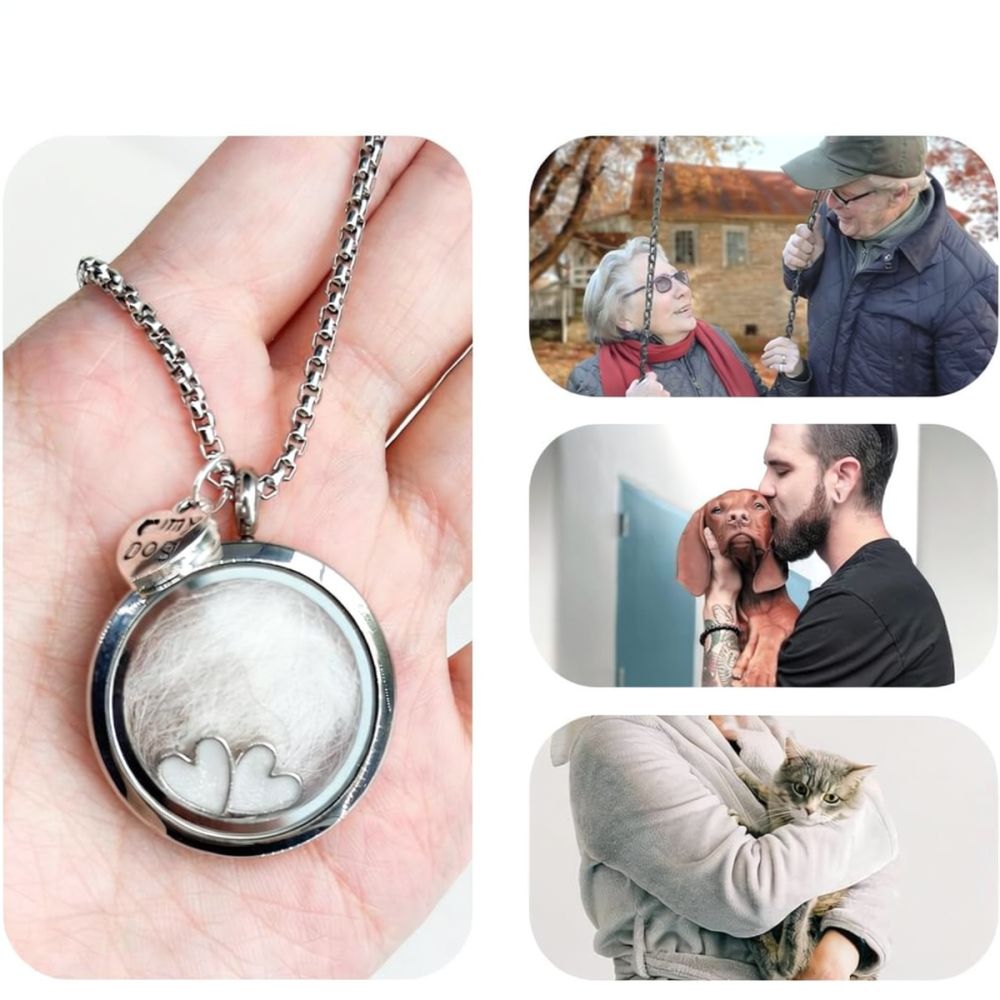 Heart Locket Necklace Photo - Ожерелье-медальон в форме сердца из нержавеющей