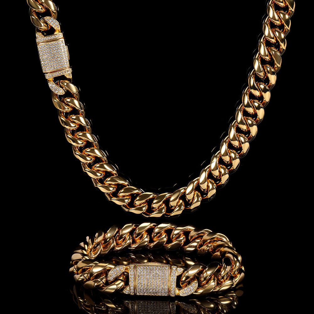 Ожерелье из кубинской цепи Май – обзор и цена Cuban Link Chain 12Mm