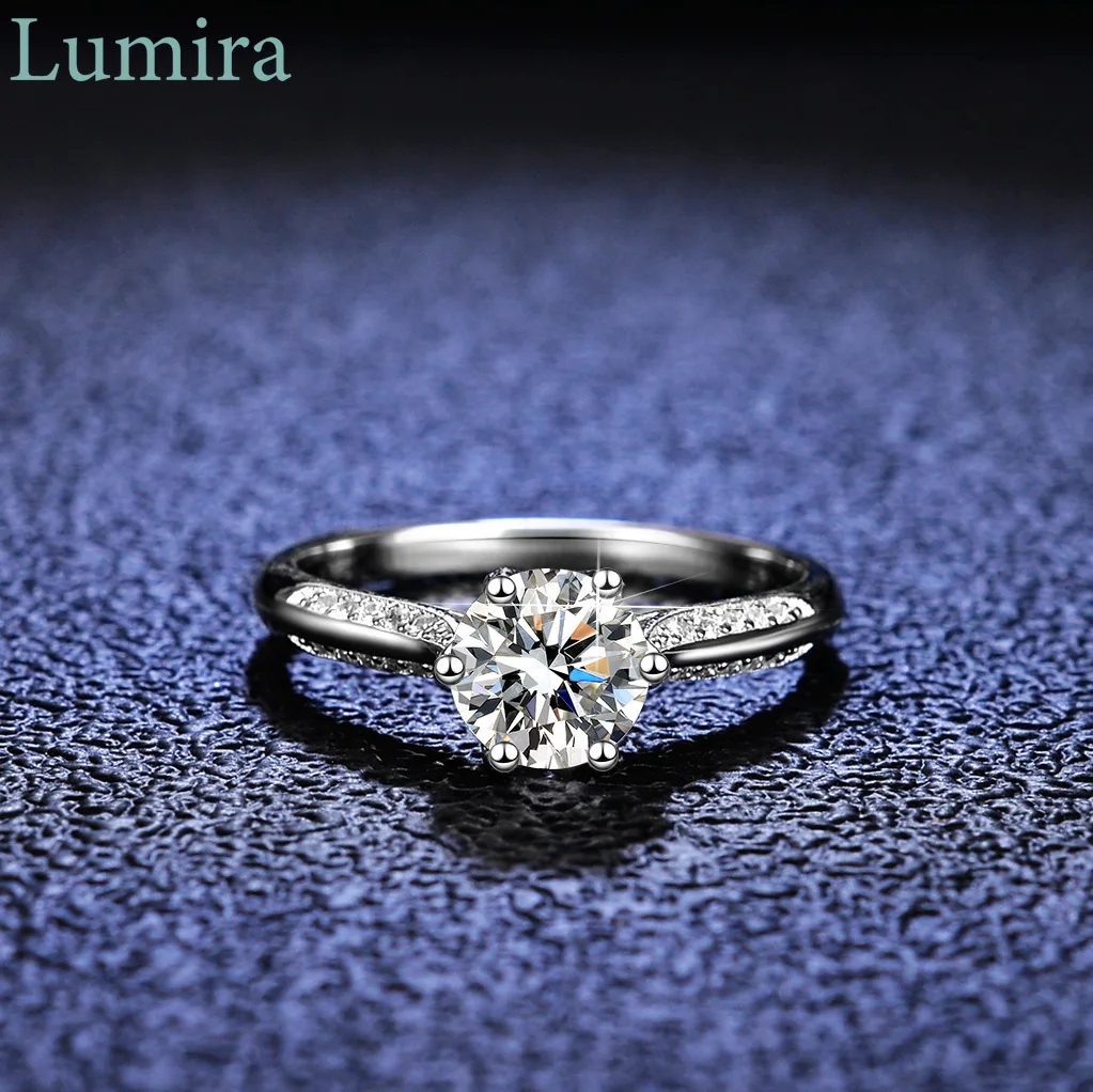 Кольцо для помолвки Lumira с б – обзор и цена Moissanite Engagement Ring 1 Carat