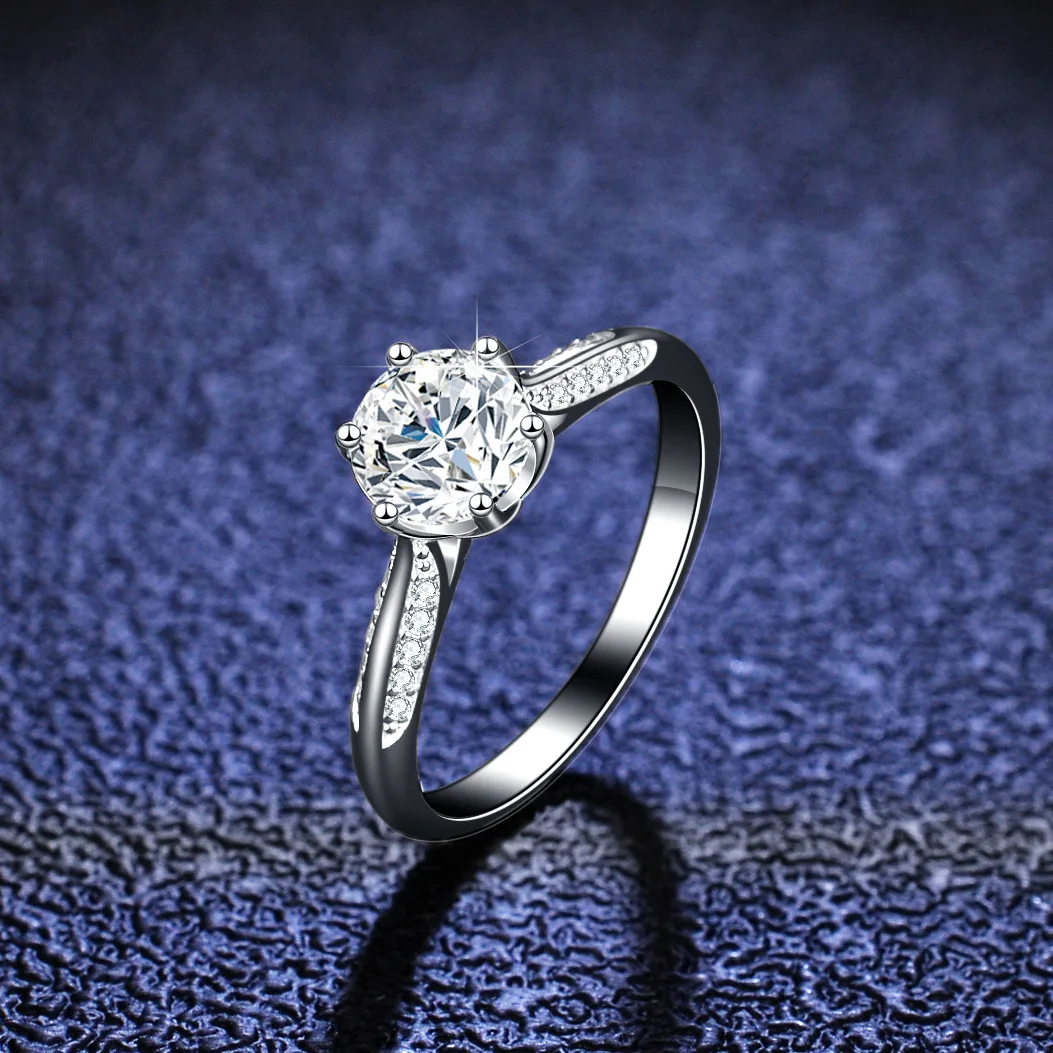 Кольцо для помолвки Lumira с б – обзор и цена Moissanite Engagement Ring 1 Carat