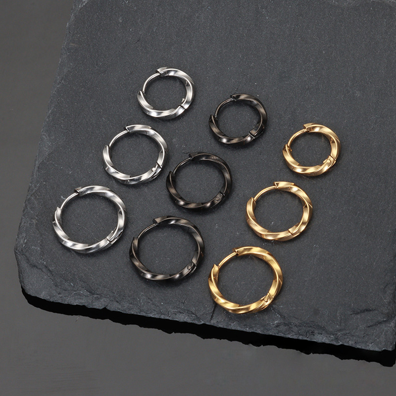 1 пара резных витых маленьких  – обзор и цена Body Jewelry