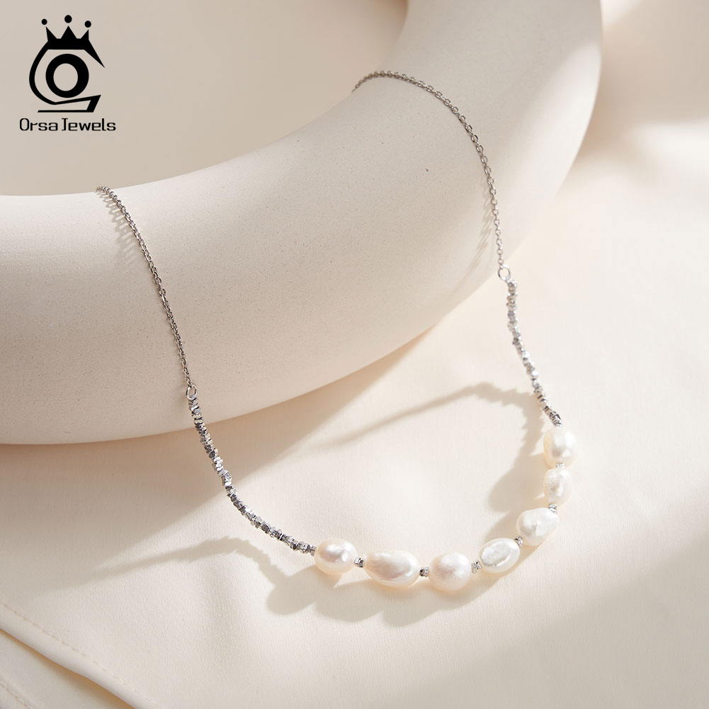 ORSA JEWELS Винтажное ожерелье – обзор и цена Pearl Choker Necklace Vintage