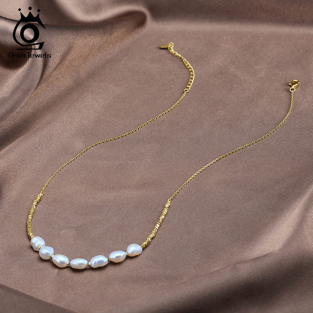 ORSA JEWELS Винтажное ожерелье – обзор и цена Pearl Choker Necklace Vintage