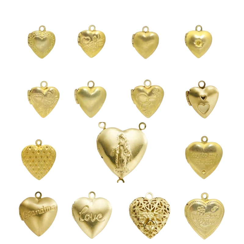 BoYuTe (50 шт./лот) металличес – обзор и цена Heart Locket Necklace Photo