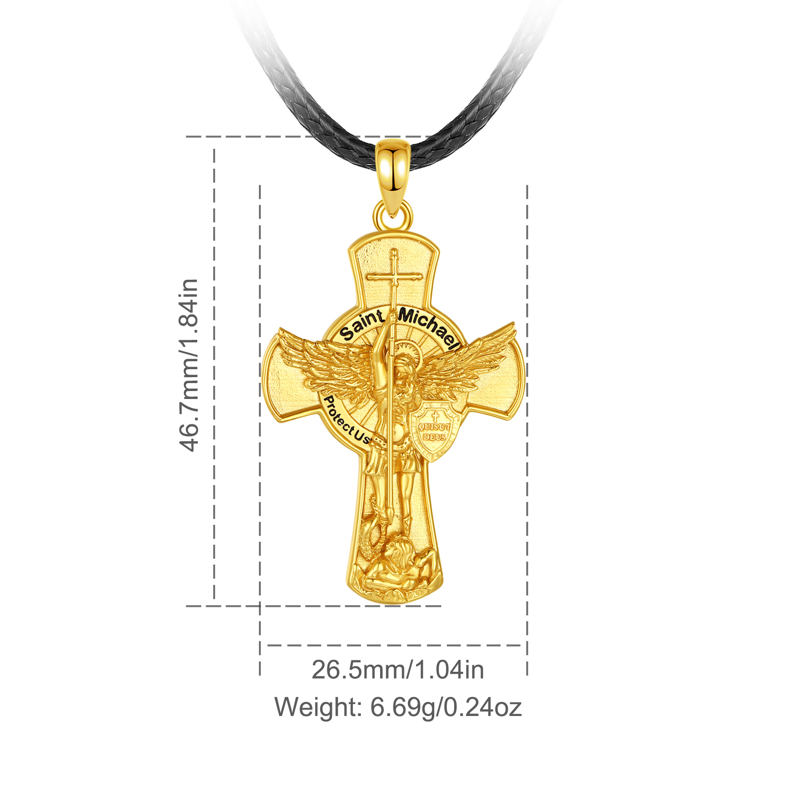 Ожерелье Eudora St.Michael Arc – обзор и цена 925 Sterling Silver Chain Necklace Men