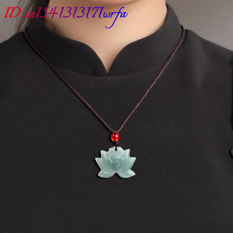 Мьянма Жадеит Лотос Подвеска О – обзор и цена Necklaces