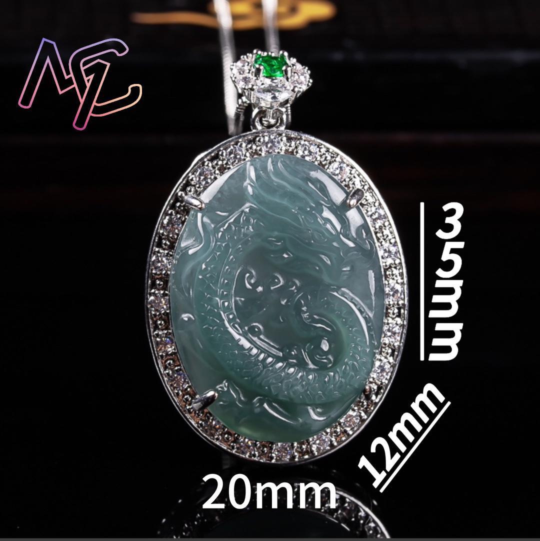 Мьянманский жадеит, кулон с др – обзор и цена 925 Sterling Silver Chain Necklace Men
