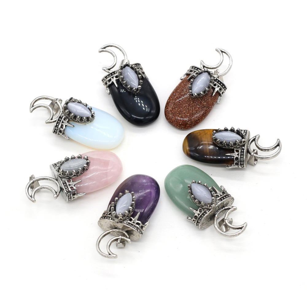 Подвеска из натурального камня – обзор и цена Crystal Pendant Necklace Natural Stone